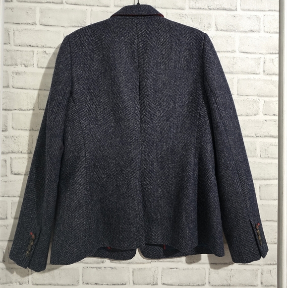 EUC Boden Moon Tweed Blazer Grey size 10 - Picture 3 of 9